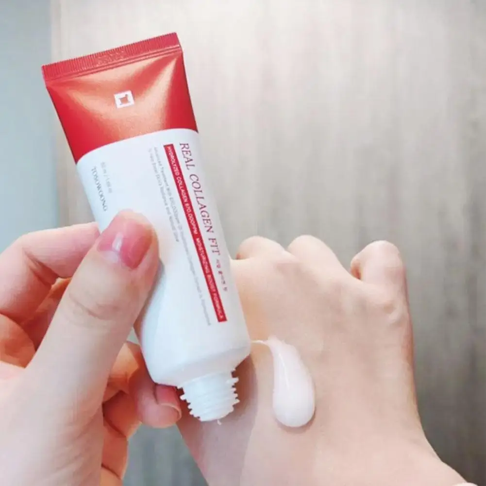 قناع تقشير الكولاجين يتلاشى التجاعيد يقلل من الترهل بلادة قناع ترطيب لشد مرونة البشرة وترطيب الزجاج المتوهج #4