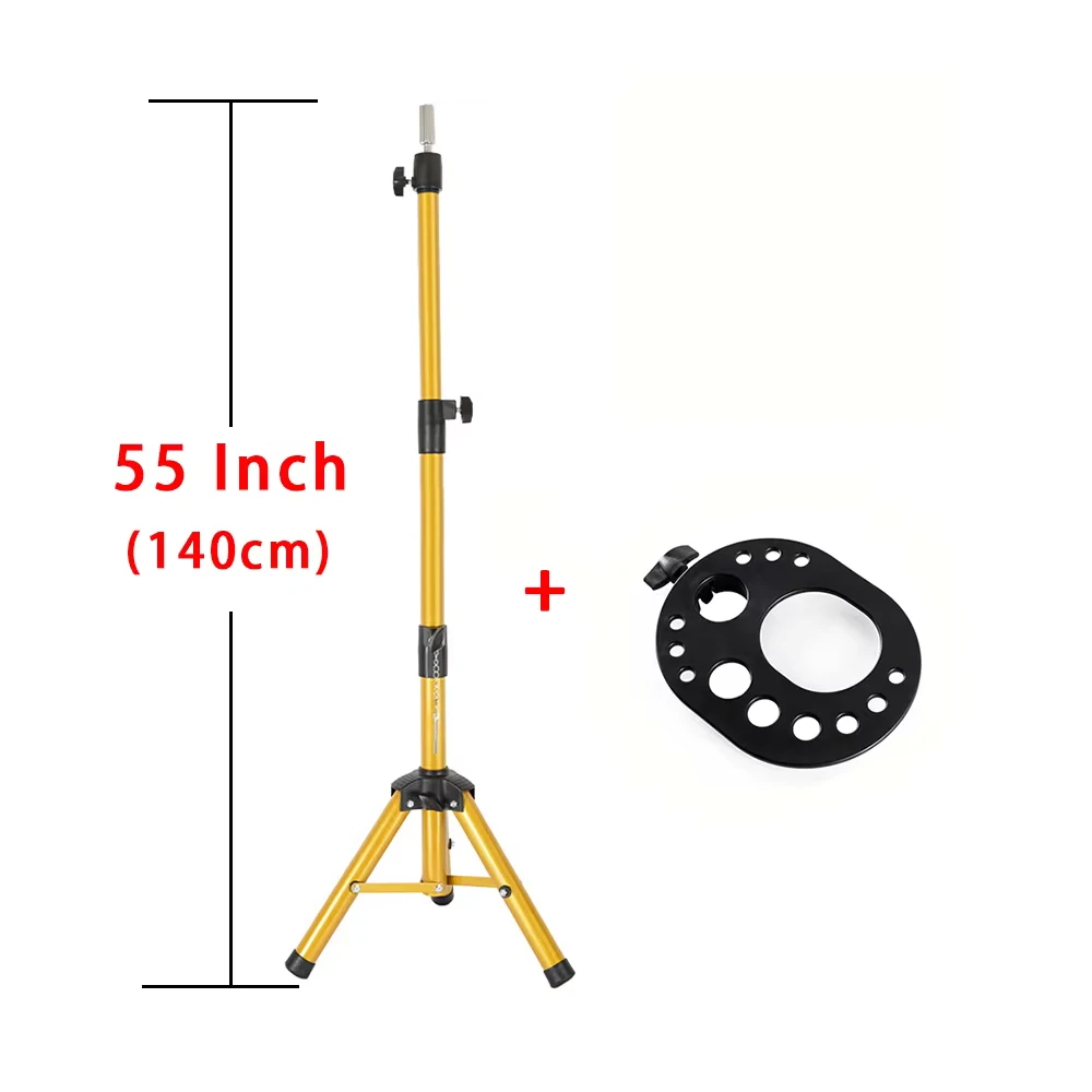 

Штатив для парика с подносом для инструментов, регулируемая подставка для парика, подставка для головы манекена для косметологии, парикмахерской