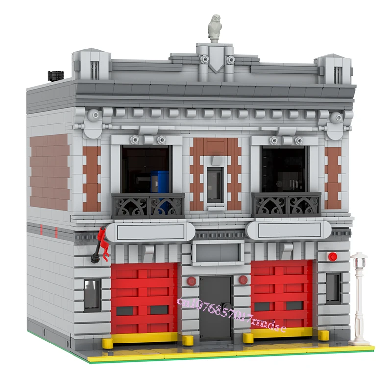 NEW 3061PCS City Hot Selling Street View Moc Modular New York Firehouse DIY creative ideas Children Toy birthday Gift Blocks