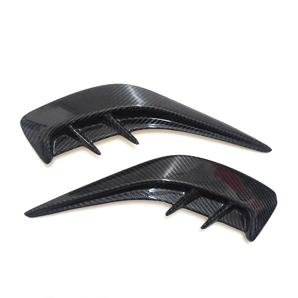 For Yamaha TMAX560 2023 2024 2025 100% Motorcycle Carbon fiber modified rear wind blade decorative strip decorative sticker