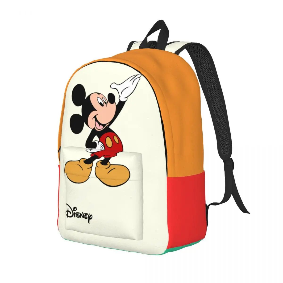 Vintage Cool Children's Bags Weekend Picnic Large Capacity Disney Mickey Mouse Cartoon Office Workers Schoolbag For Gifts