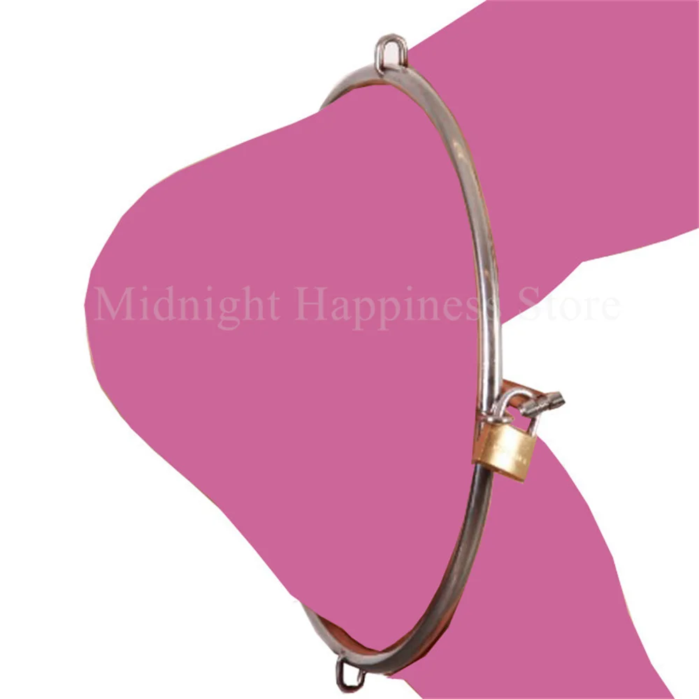 Stainless Steel Turtle Line Lock Buttocks Restraint Device Link Handcuffs 18 Hip Bondage Steel Slave BDSM Sex Toys For Couples