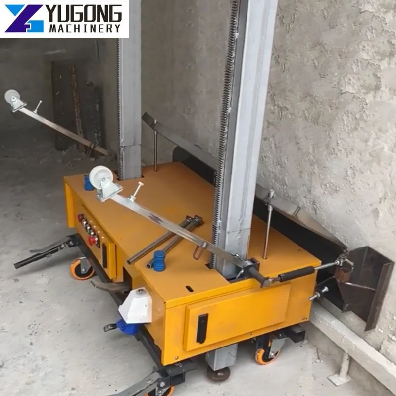 YG Automatic Wall Plaster Machine Building Wall Plaster Machine Rendering Machine Mortar Wall Render Plastering Machine