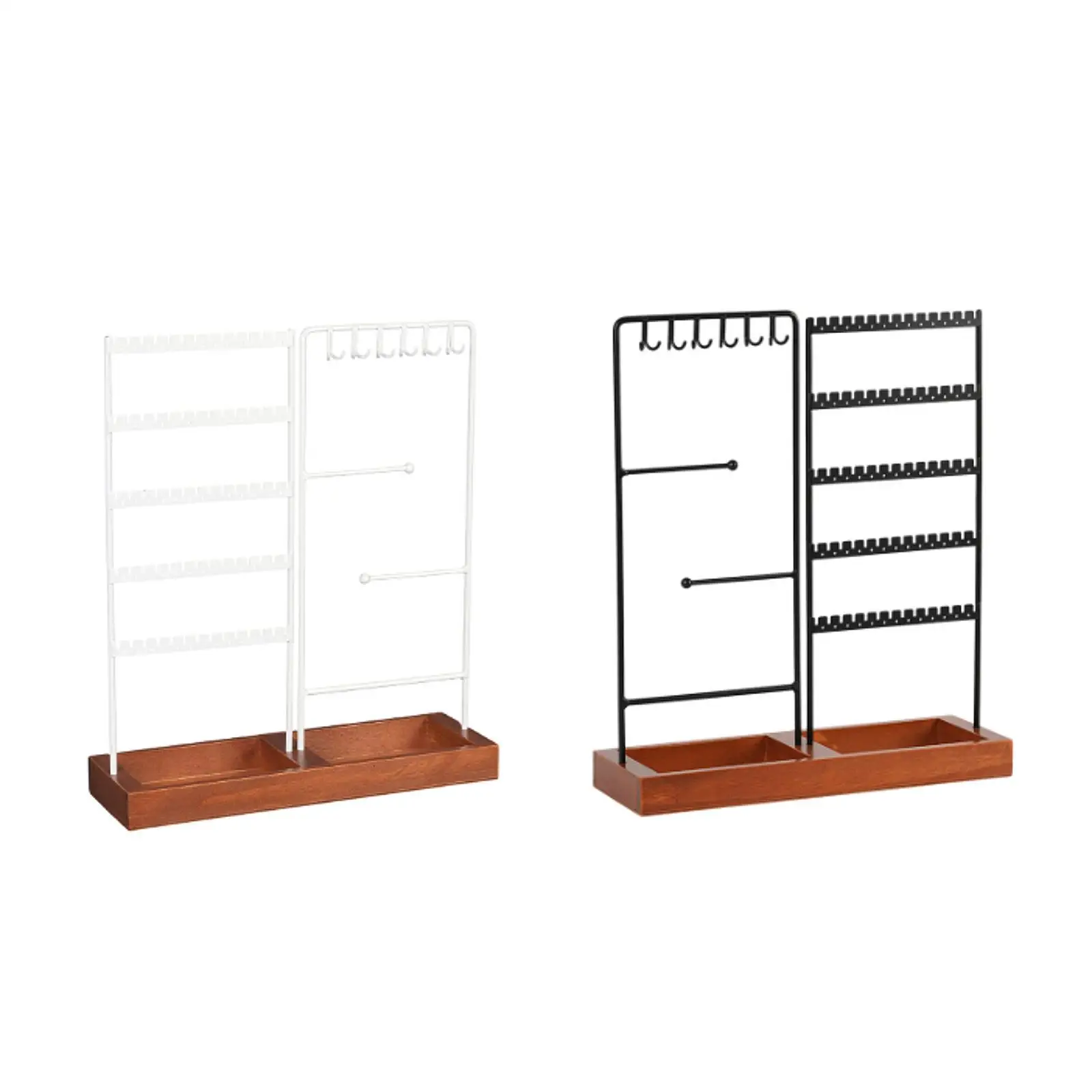 حامل المجوهرات منظم تخزين حامل المجوهرات لقلادة الإسورة والقلائد #2