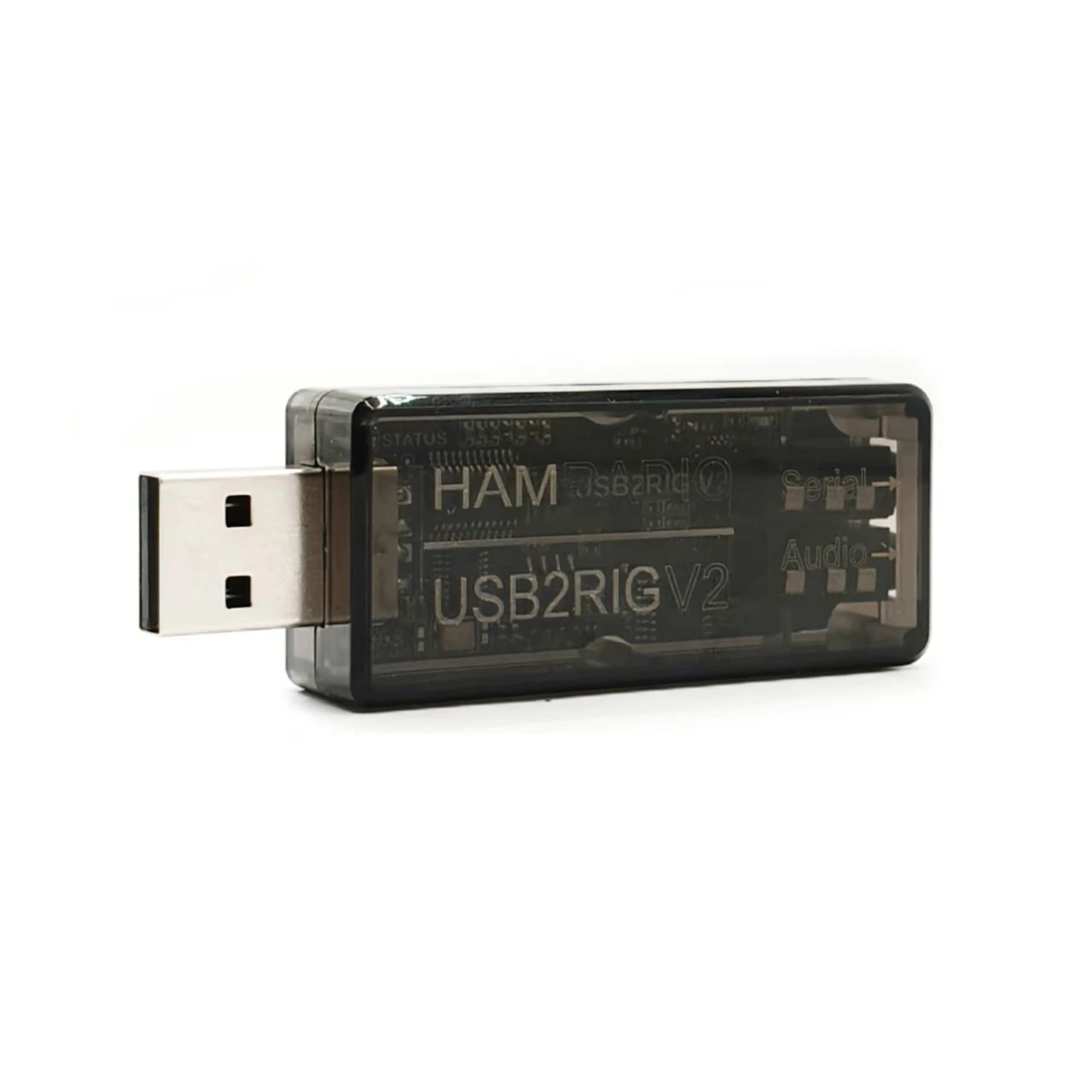 USB2RIG V2 Radio USB Sound Card Connector, for KENWOOD, YAESU, ICOM Service Radio