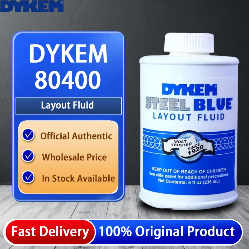 

DYKEM STEEL BLUE 80400 Макетная жидкость Синяя маркировочная жидкость для металлообработки металлов и металлообработки