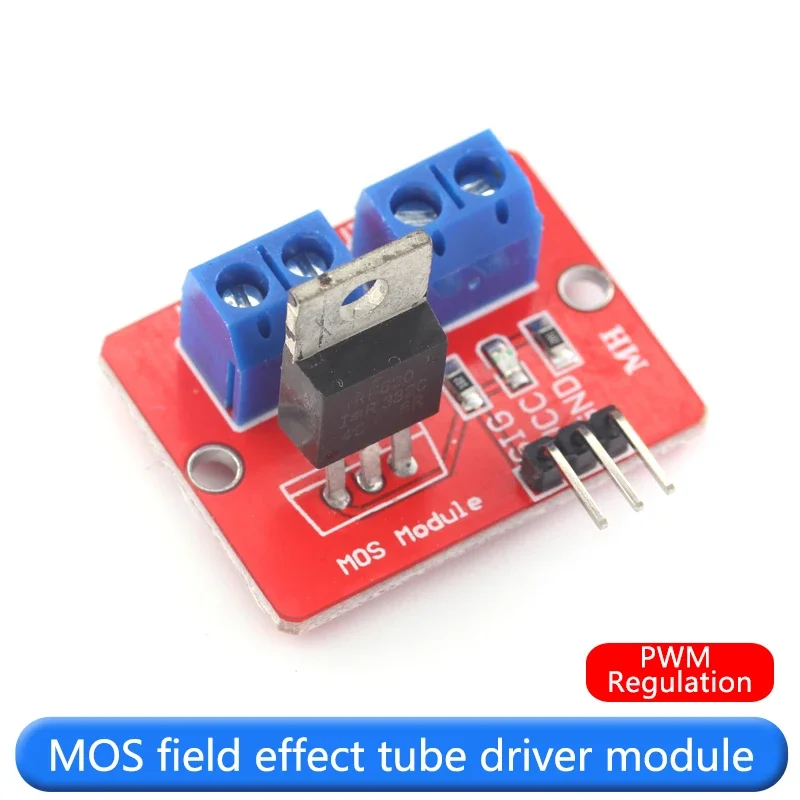 Módulo de driver IRF520 tubo MOS tubo de efeito de campo microcontrolador regulação PWM