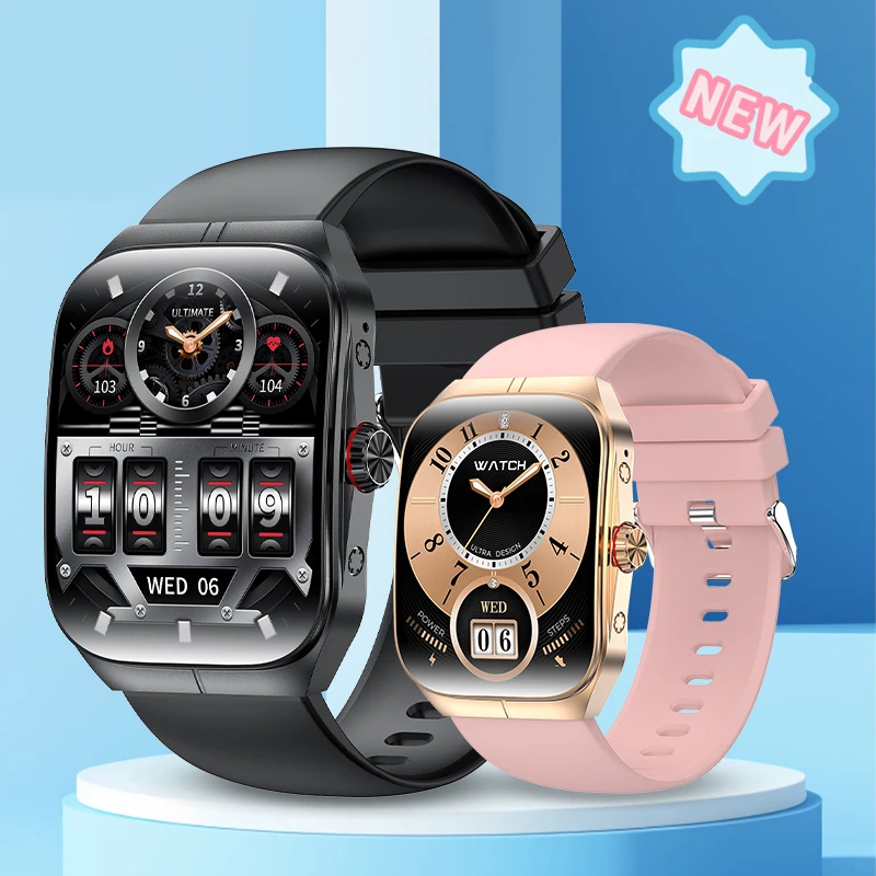 

Новые мужские умные часы 5,3, подключение Bluetooth, вызов, аккумулятор 300 мАч, мониторинг сердечного ритма, здоровья, мультиспортивный режим, новые часы