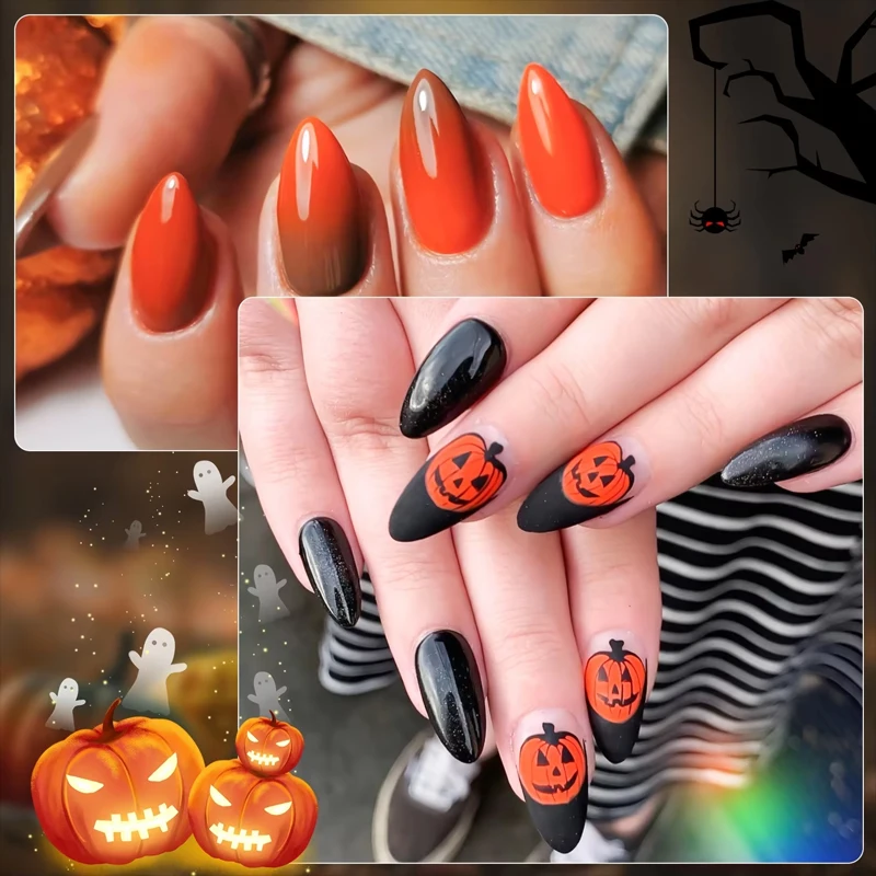 240pcs tips de uñas almendra, transparentes mate suaves, 12 tallas, para casa, salón o manicura 6
