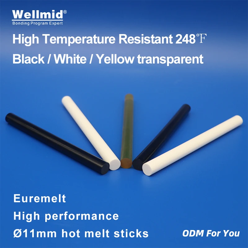 Imagem -05 - Quente Derreter Cola Varas Araldite Euremelt para Pistola de Cola Elétrica Artesanato Álbum Liga Accessorie Carro Dent Paintless 11x150 mm × Peças Branco