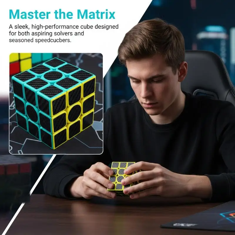 

Магнитный куб 3x3: развивающая игрушка для детей, гладкая головоломка, трехуровневая сложность для семейного досуга