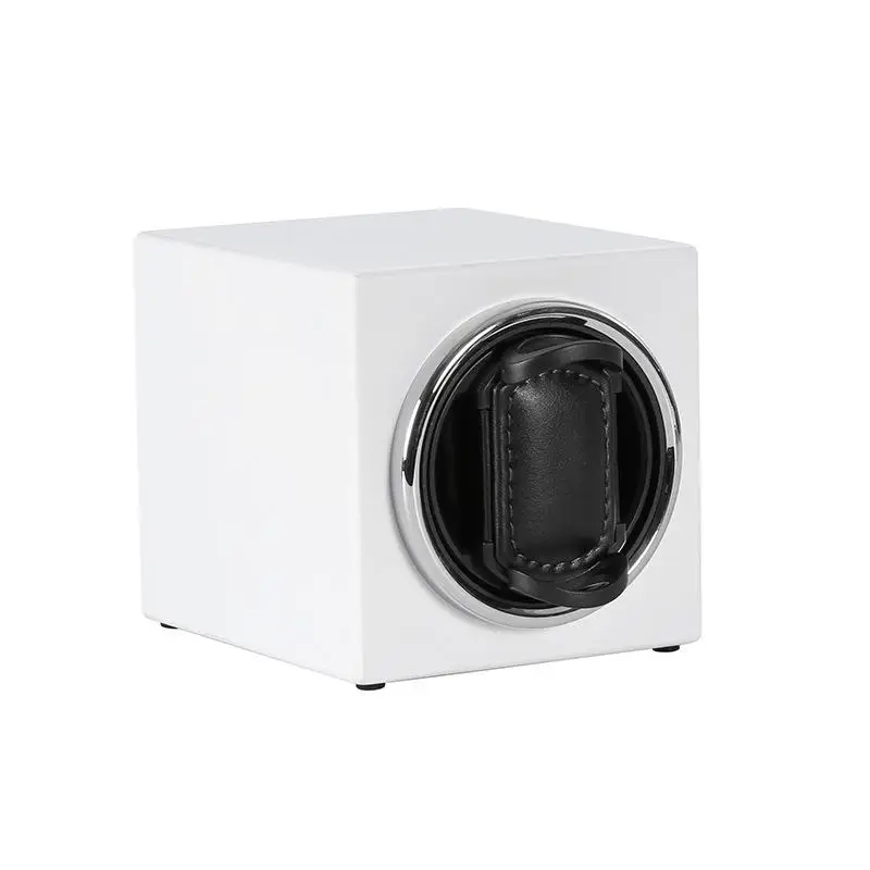 

1Pc Vertical Type Mini Watch Winder Exquisite Motor Revolve Watch Box Retro Minimalist Wrist Watch Storage Display Box