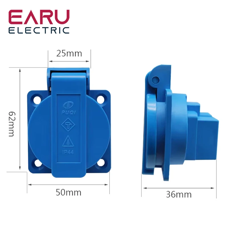 16a ue fr padrão à prova dip44 água soquete ip44 industrial doméstico ac tomada à prova de poeira cobre contato corpo gerador 250v