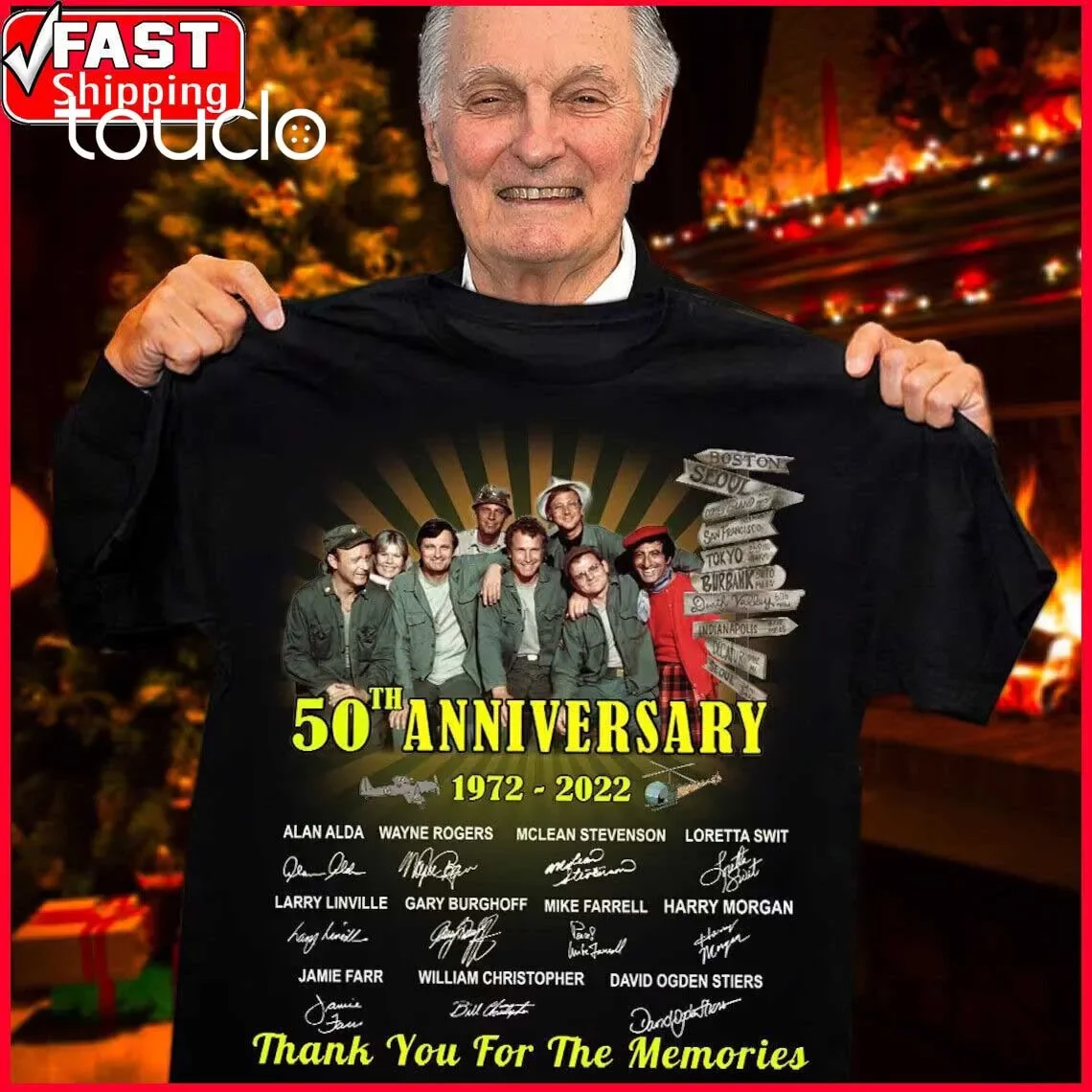 MASH- 50th Anniversary 1972 2022 Thank You For The Memories Shirt Gift Men Women