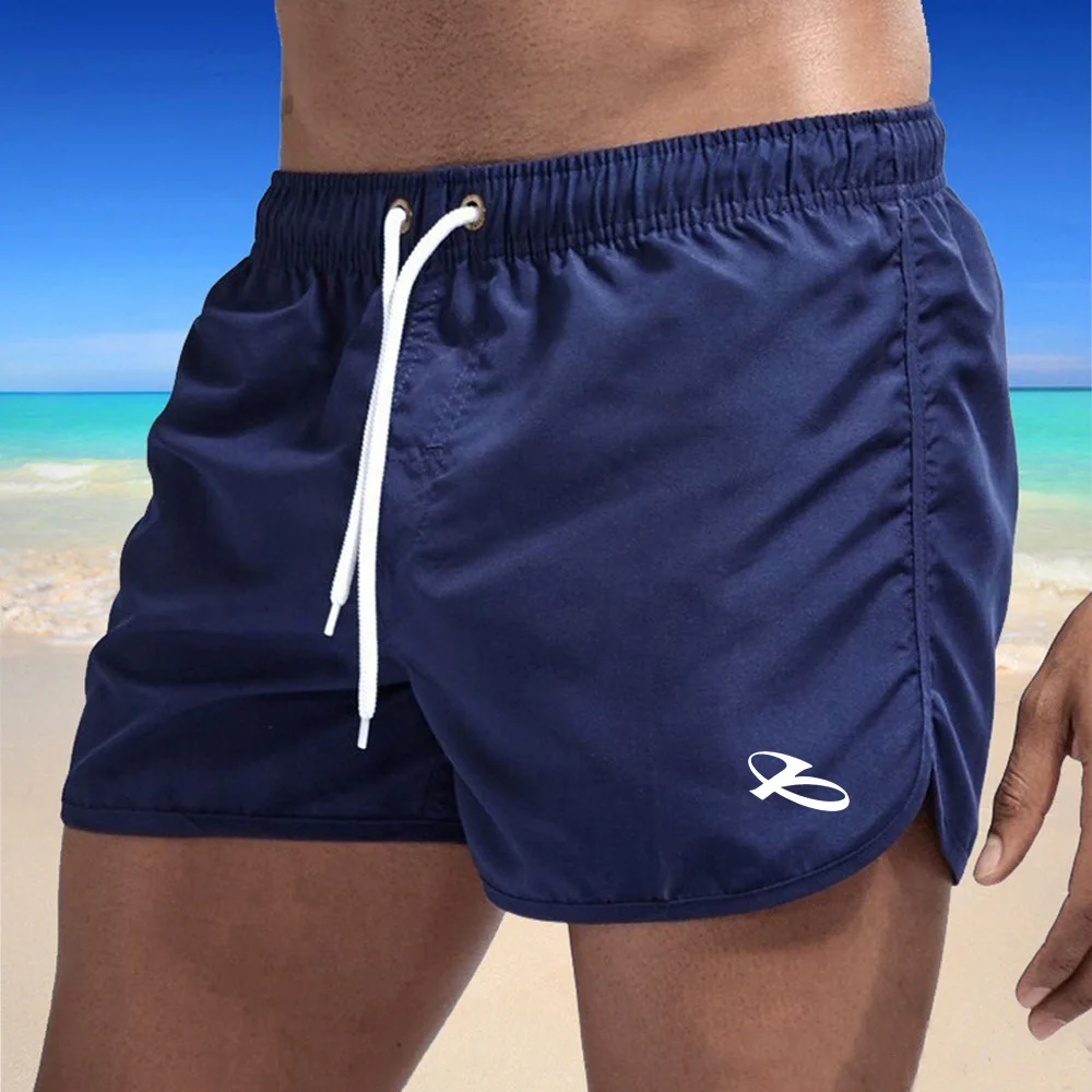

Men's Beach Jogging Casual Pants Quick Drying Swimming Men Surf Lightweight Shorts Shorts Solid Color Summer Beach Trunks