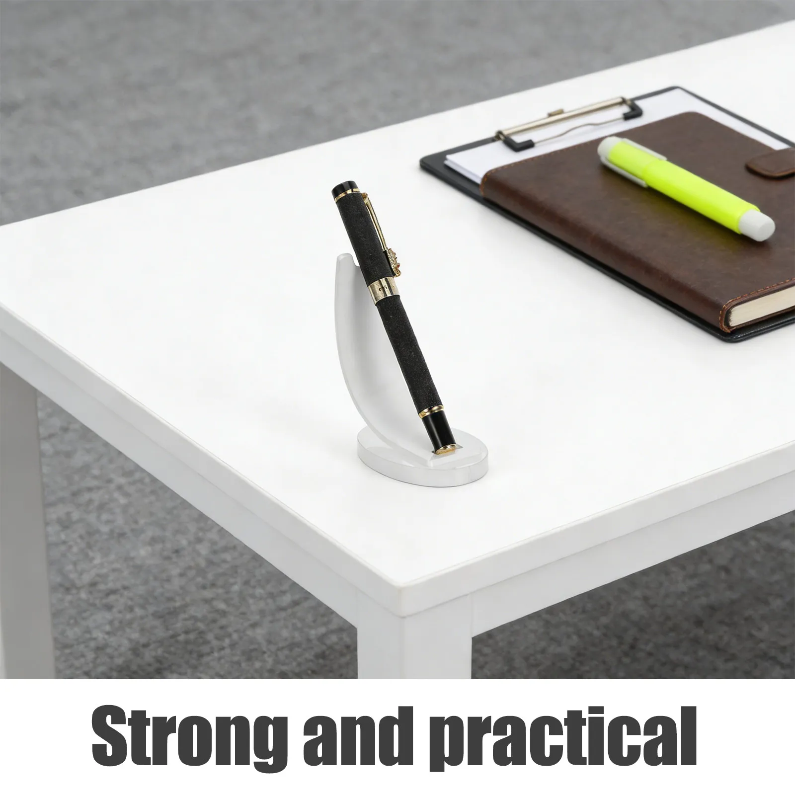 

Набор из 3 акриловых подставок для ручек: вертикальные держатели для перьевых ручек, карандашей и кистей, настольный органайзер для рабочего пространства 3.7