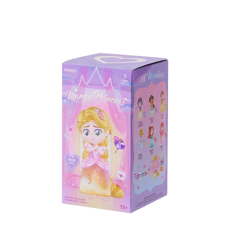 MINISO Disney Fantasy Princess Series Ariel biancaneve Cindy blind box organizer jar hand toys tide play lovely spot vendita calda