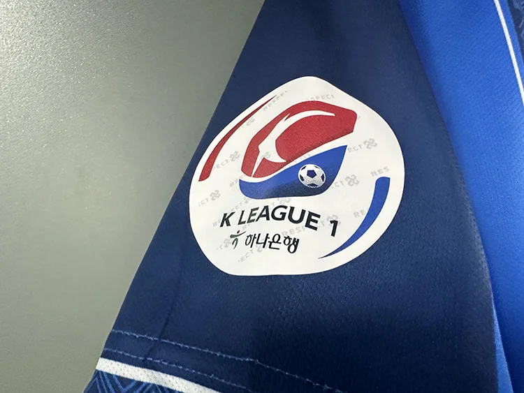 Ulsan Hyundai Home Kit 2020 K League Speed Dry Fan Version زي كرة القدم مجموعة قصيرة قابلة للتخصيص الرياضة اللياقة البدنية المشجعين والعتاد