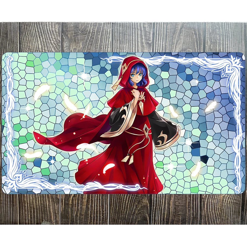 Yu-Gi-Oh Playmat  Silenforcer Lo, the Prayers of the Voiceless Voice YGO Mat TCG Yugioh M-63