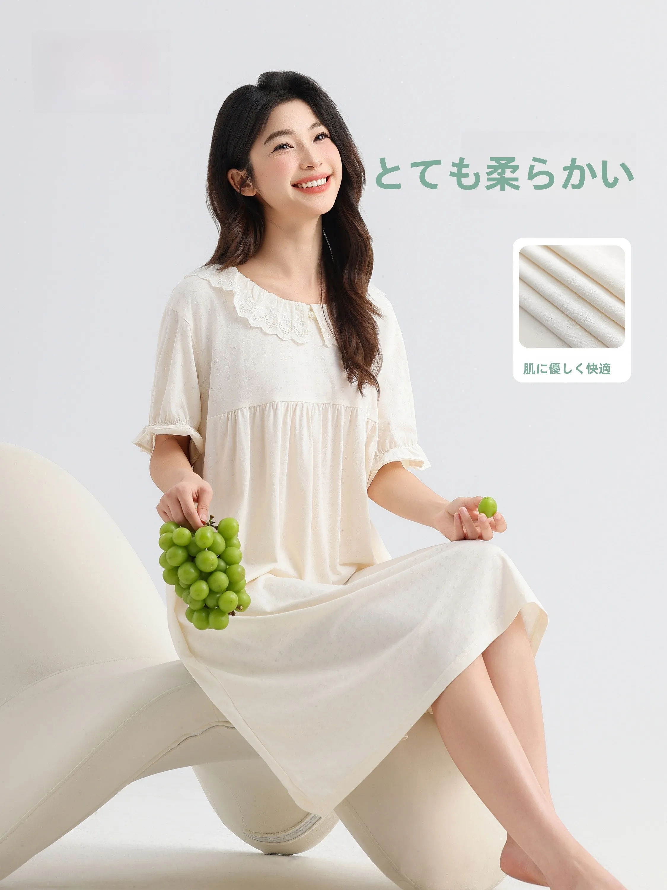 abito-estivo-morbido-con-stampa-floreale-nuovo-stile-da-donna-vestito-premaman-a-maniche-corte-per-casa-con-colletto-a-bambola-comodo