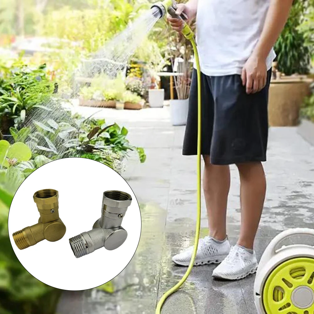 

Garden Hose Connector Leak-proof Adjustable 180°/360° Brass Swivel Connector Avoids Kinking For Garden Hoses 6.9*6.7cm
