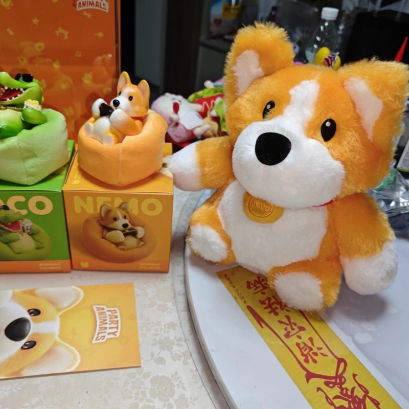 Partyanimals 25 سنتيمتر نيمو لعبة أرقام يجلس لا تزال سلسلة لينة الطرفية الدمى Kawaii ألعاب من نسيج مخملي سطح المكتب الديكور جمع الهدايا #3