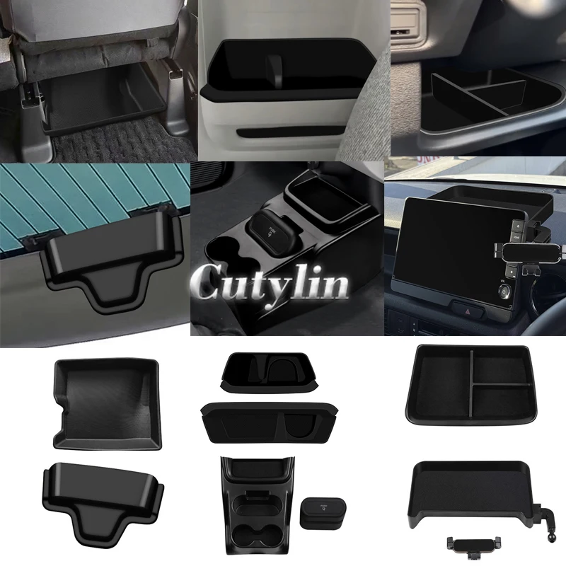 

Для Honda N-BOX NBOX 2024 2025: Аксессуары для интерьера, органайзер, подставка для телефона, защитная накладка на крышку багажника, подставка для стакана