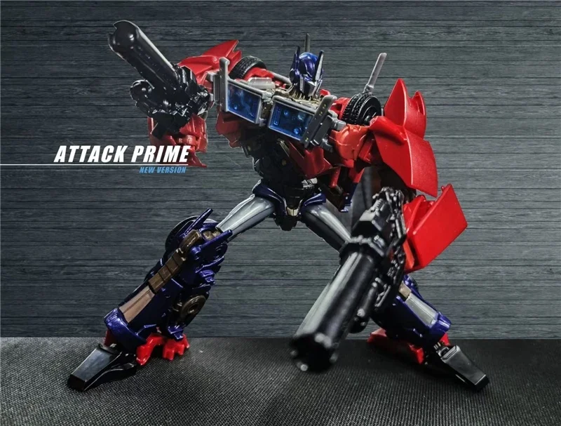 متوفر في المخزون: لعبة هدية مجموعة روبوت من مجموعة Prime TFP APC Prime Attack Optimus Prime Charge Pillar