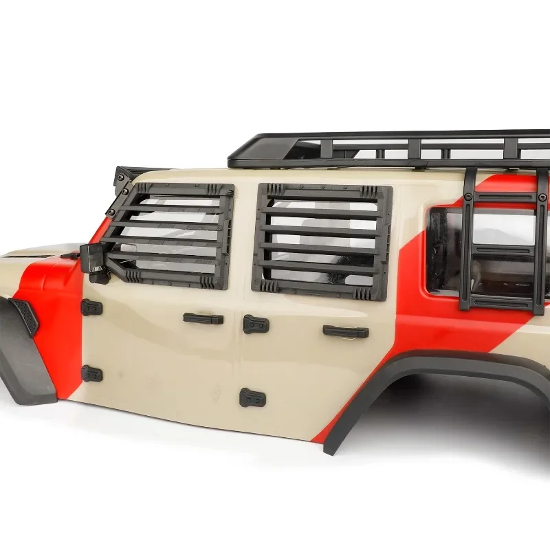 Griglia corazzata per finestra in plastica simulata per 1/7 RC Crawler Car Traxxas Relalo Crobol MK07 JK07 Accessori