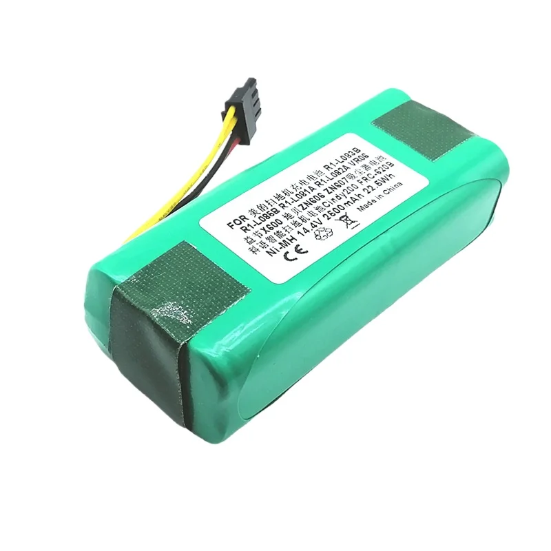 2000mAh 14.4V Lithium-ion Battery for Midea Sweeper 083B 085B081A i2 082A VR06 High Quality Rechargeable Batteries