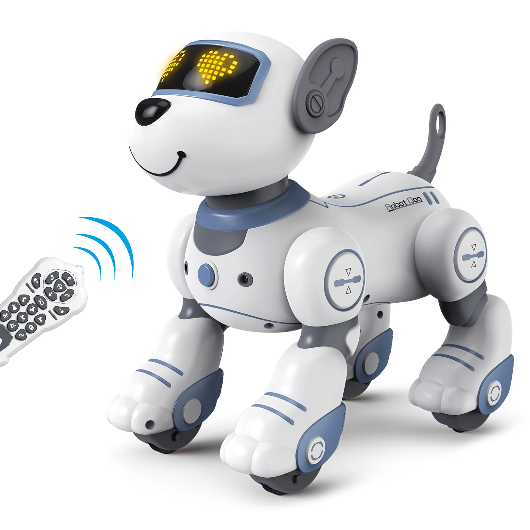 Smart RC Robot Electronic Dog Programmable Smart Interactive Stunt Robot Dog Music Song Touchsense Voice Command Children's Toys