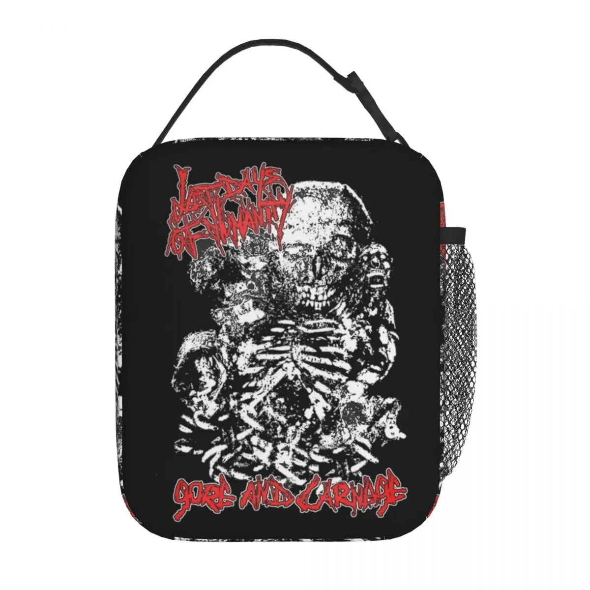 

Last Days Of Humanity Goregrind Band Insulated Lunch Bags for Men Women Food Bag Portable Thermal Cooler Lunch Box For School