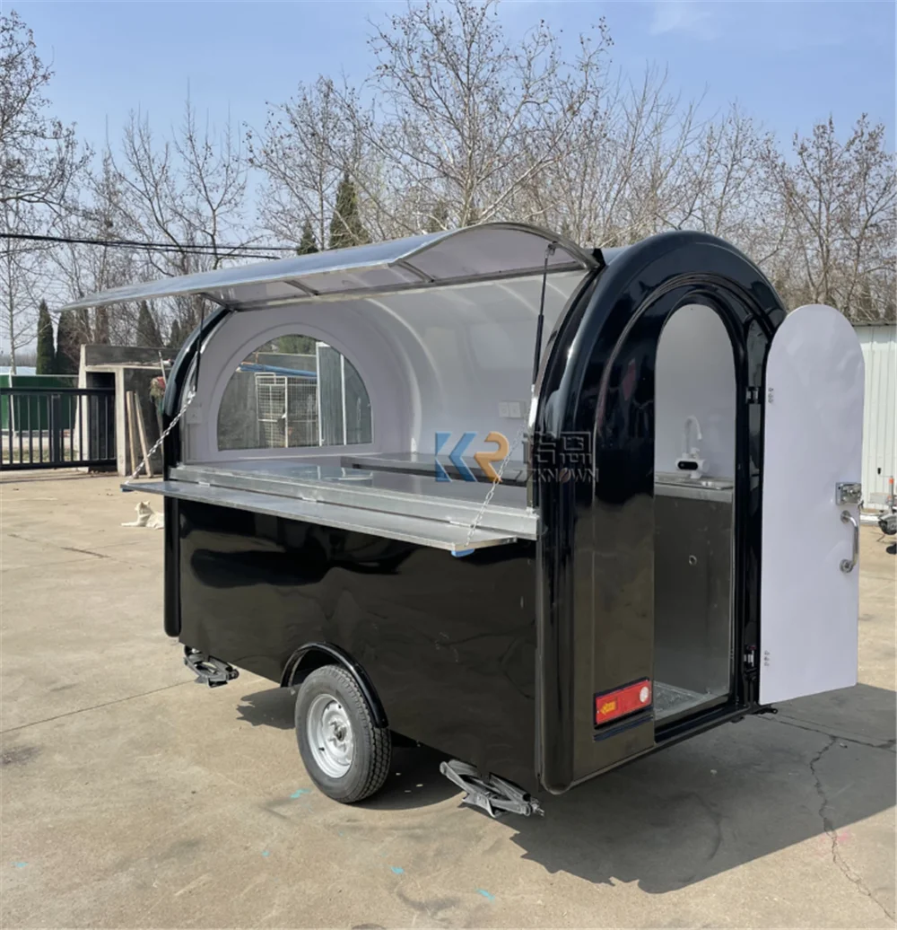 2023 Aangepaste voedselkiosk Ontwerptrailer Verkoop Ijslolly IJs Yoghurt Andere snackmachine Mobiele voedselkar