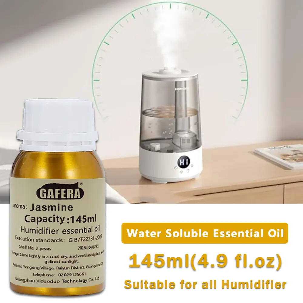 

GAFERA 145ml(4.9 fl.oz) Jasmine/Bluebell/Hilton Humidifier Essential Oils - For Car Humidifier & Fragrant Stone & Fragrant Wood
