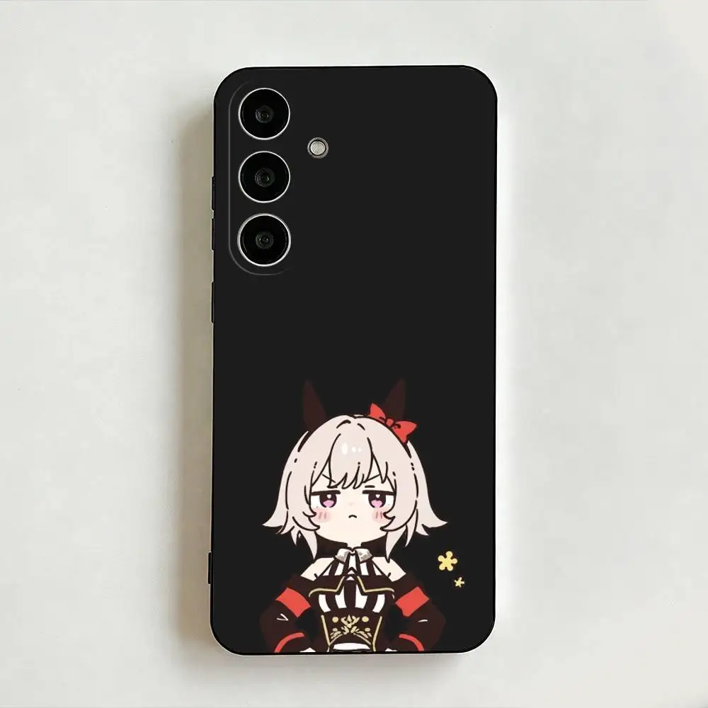 Curren Chan Umamusume Pretty Derby UMA  Phone Case For Samsung Galaxy A73,A72,A71,A70,A53,A52,Cover Black Shell ll
