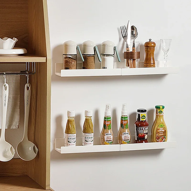 Bathroom Shelf Makeup Storage Organizer  Rack Self Adhesive No-drill Shelves Wall Shampoo Rack Shower Shelf image 5
