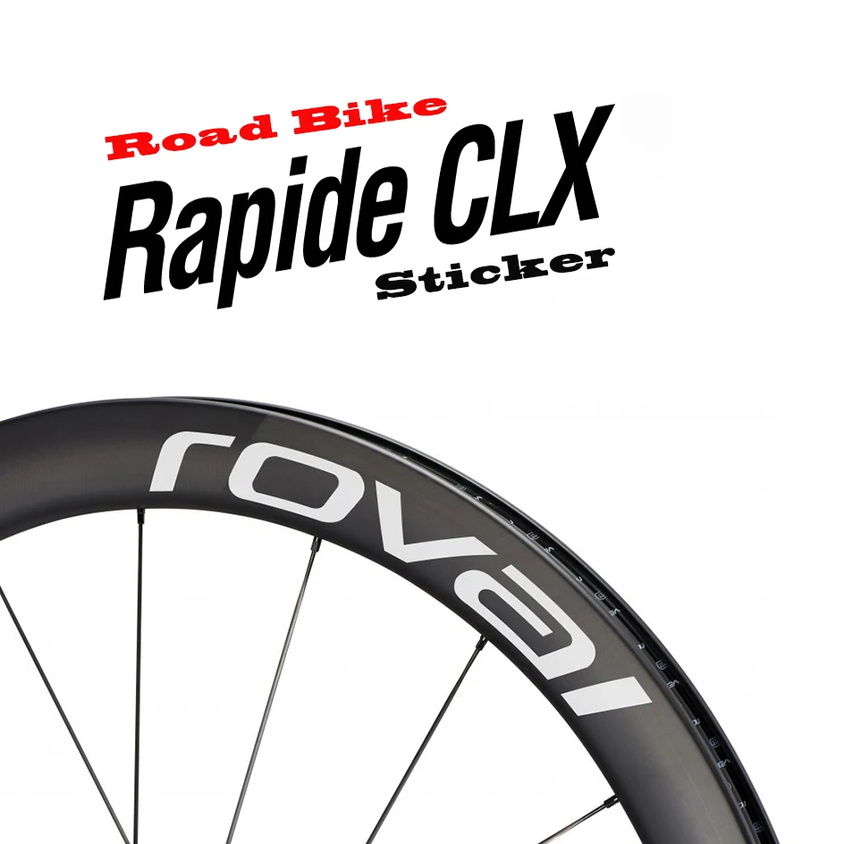 

RAPIDE CLX Road Bike Wheel Set Stickers Bike Rim Decals Bicycle Accessories Decorative Cycling Waterproof Protection Sticker