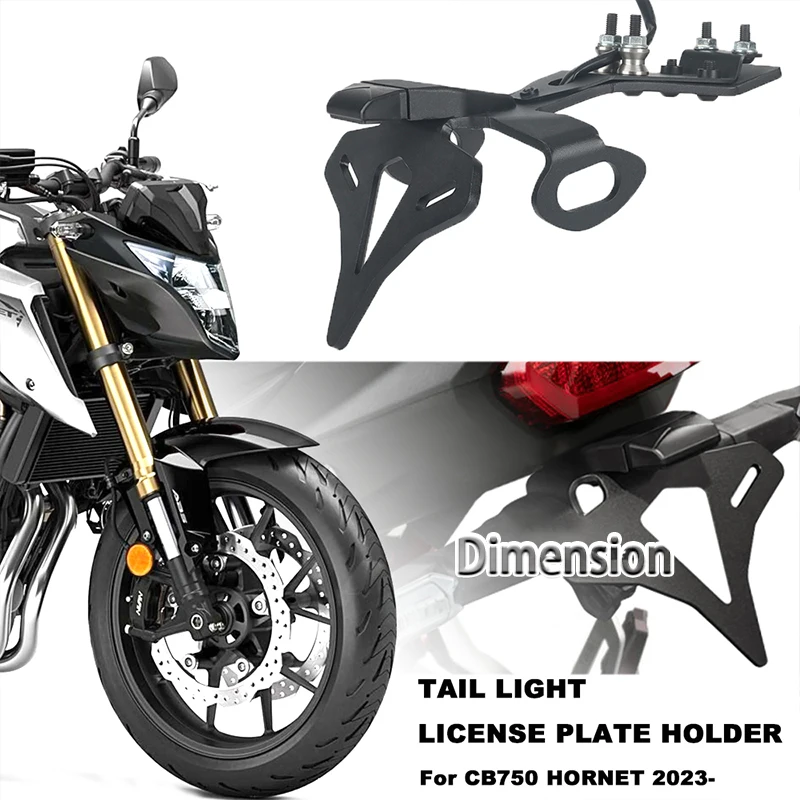 

for Honda CB750 CB 750 HORNET 2023- Motorcycle Rear Short Tail Stock License Plate Holder Tailstock Frame Bracket