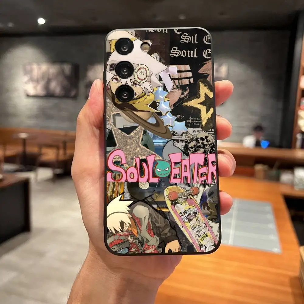 

Чехол для телефона S-Soul E-Eater Anime для Samsung Galaxy S25 S22 S23 S24 Ultra S21 S20 5G Защитный мягкий силиконовый чехол из ТПУ