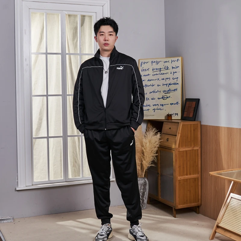 

Puma Black Puma Sportswear Casual Suit Men's and Women's Clothing 68765301