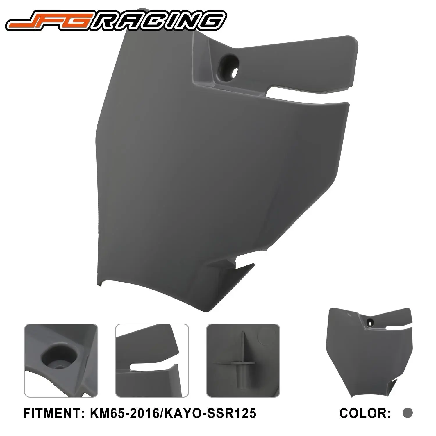 Front Number Plate Plastic Cover Motorcycle Accessories For KTM 65 KTM65 2016 KAYO SSR 125 Motocross Dirt Bike Replacement Parts