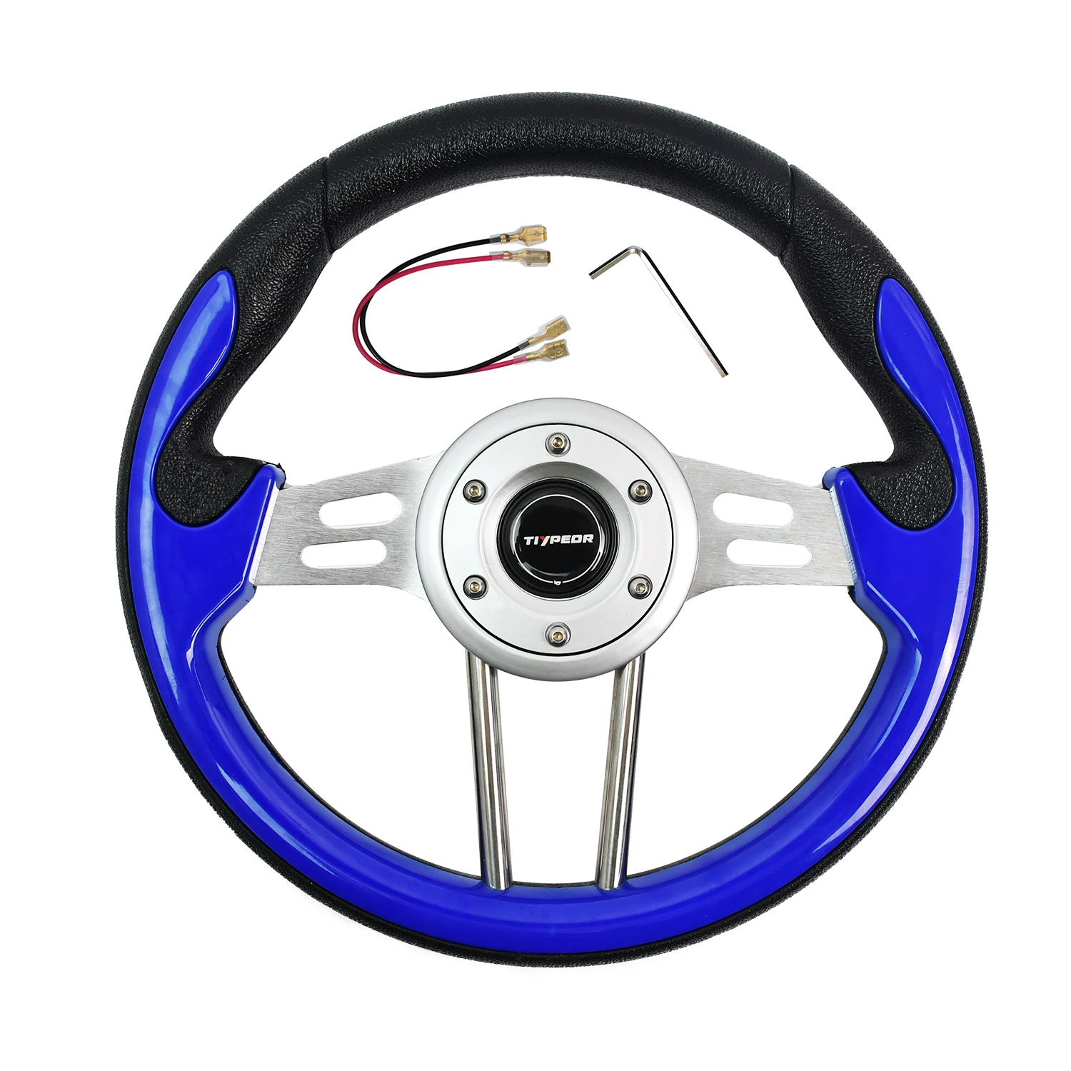 Universal 330mm 13inch Pu Leather Metal Steering Wheels Car Modified Accessories Mo Style Sport Drifting Steering Wheels