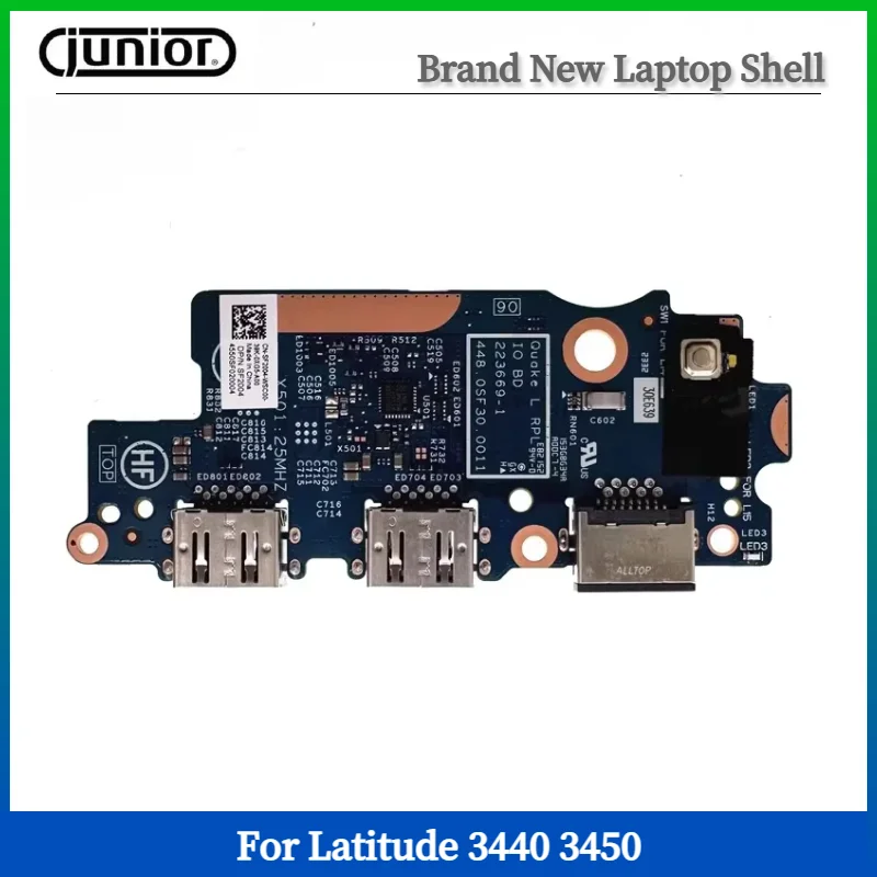 

Новинка для ноутбука DELL Latitude 3440 3450, USB-кнопка питания RJ45, плата Lan IO PYW3T 0PYW3T