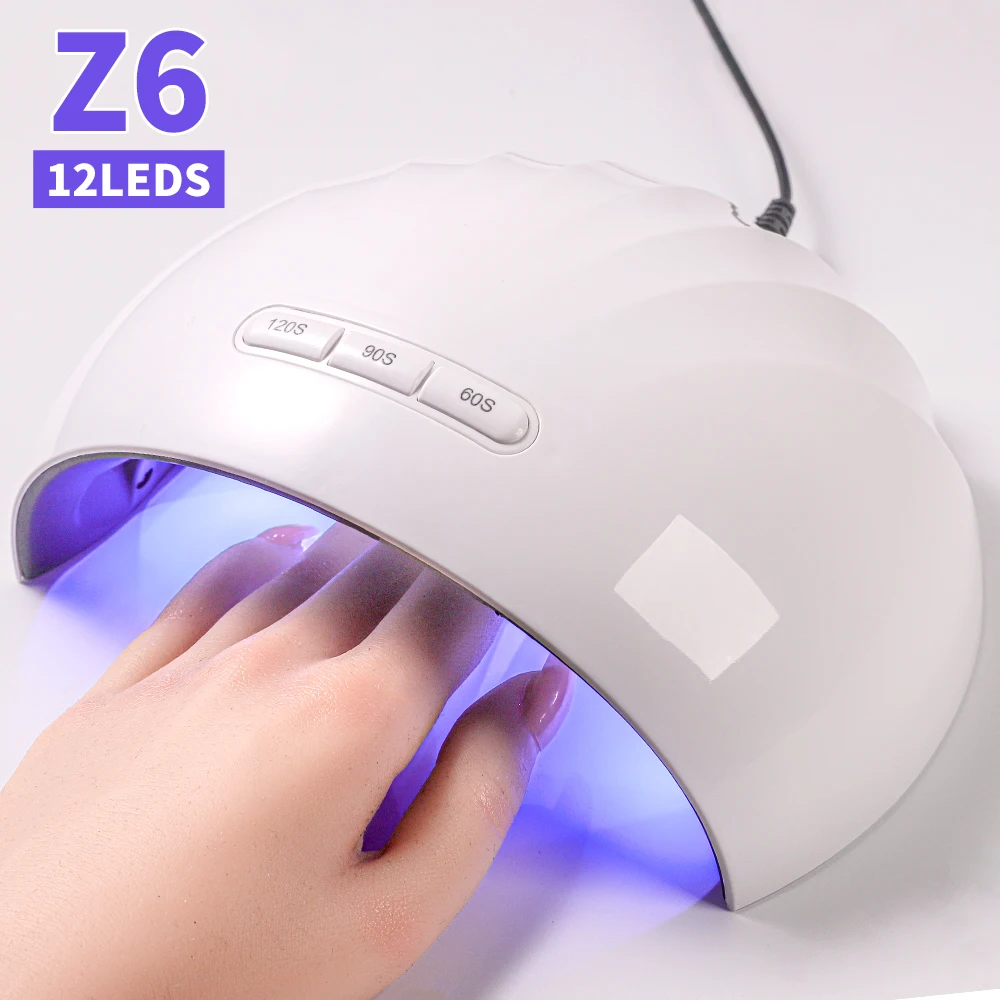 Professional UV Dryer 12 LED Nail Art Lamps With Auto Sensor 3 Timers For Nail Gel Polish Drying Nail Art UV Equipment Tools