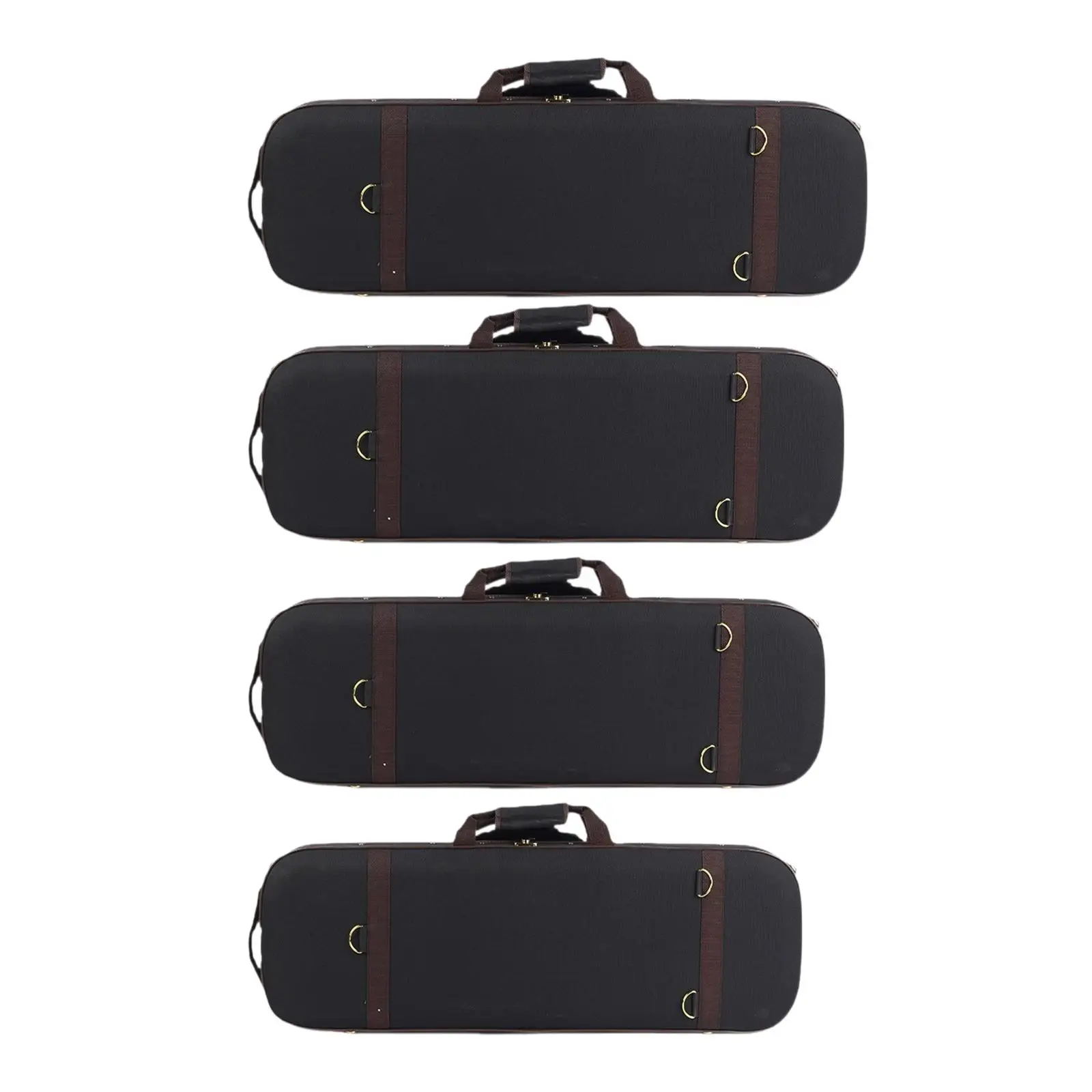 Violin Case Carrying Bag, Professional Canvas Violin Box, Violin Oblong Case for Beginner Travel Musical Instrument