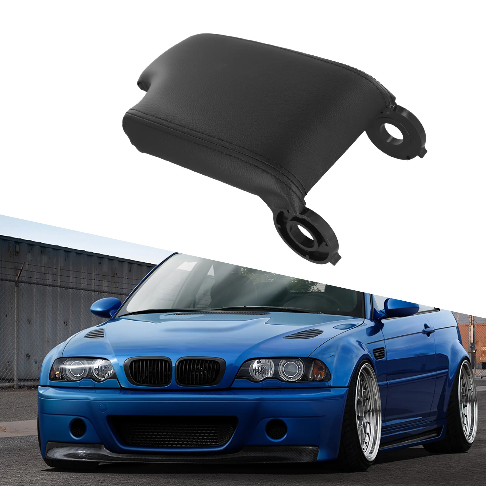 

Center Console Lid Armrest For 3Series For BMW For E46 Glove Box Part Practical Replacement Arm Rest Cover Armrest
