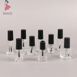 3/4/5/8/10/15ml Sub-packed Nail Polish Bottle Nail Gel Empty Bottle with Brush Glass Empty Bottle Touch-up Container