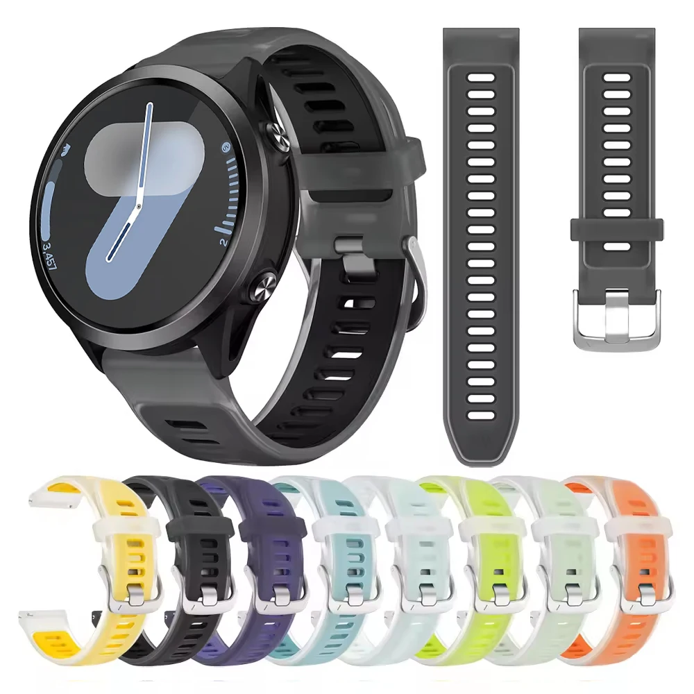 Силиконовый ремешок Jelly для Samsung Galaxy Watch 4 5 6 7 5Pro 6 Classic, браслет для HUAWEI Watch5 GT 5 6 Pro, 20 22 мм