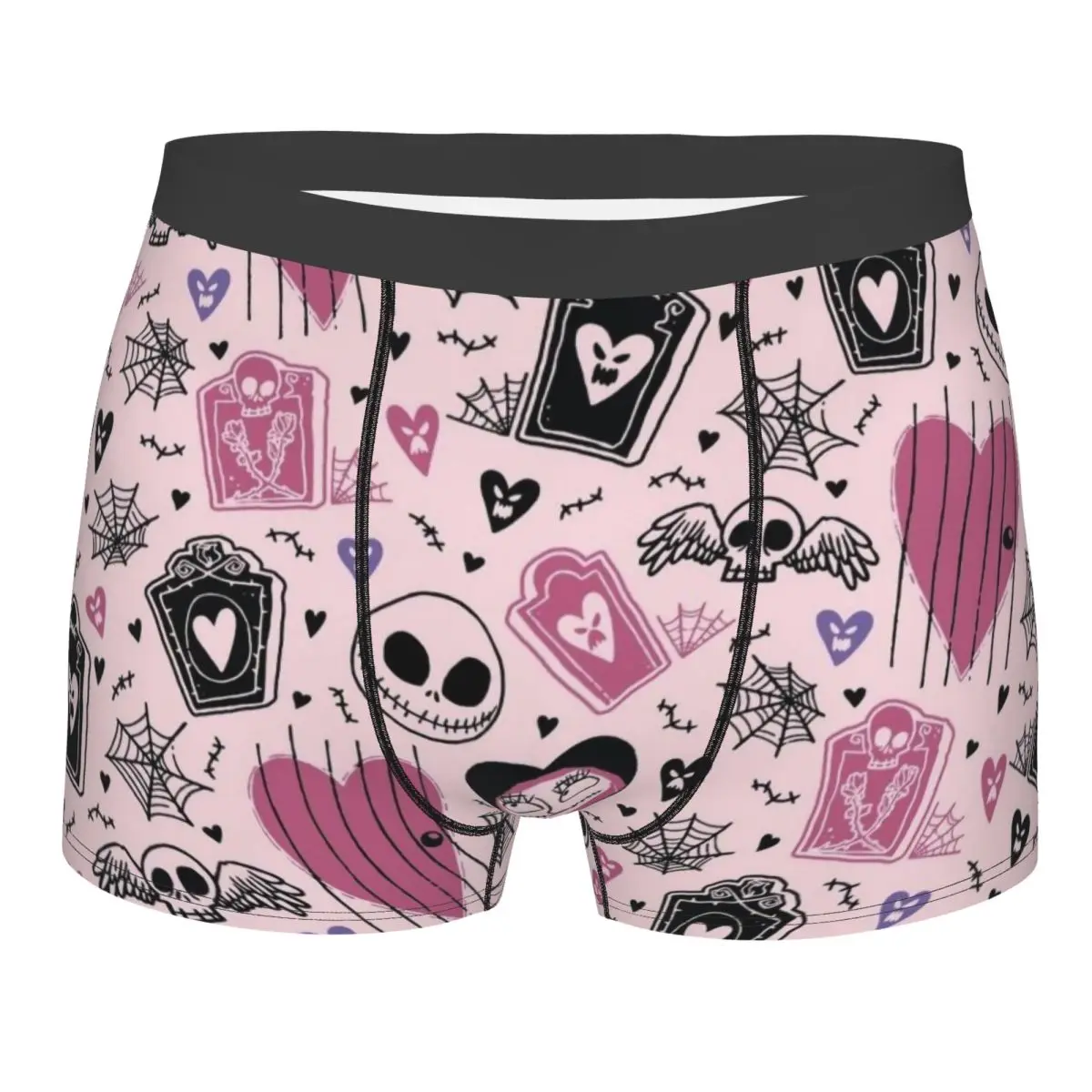 

Male Cool Nightmare Before Christmas Jack Sally Underwear Boxer Briefs Men Stretch Shorts Underpants