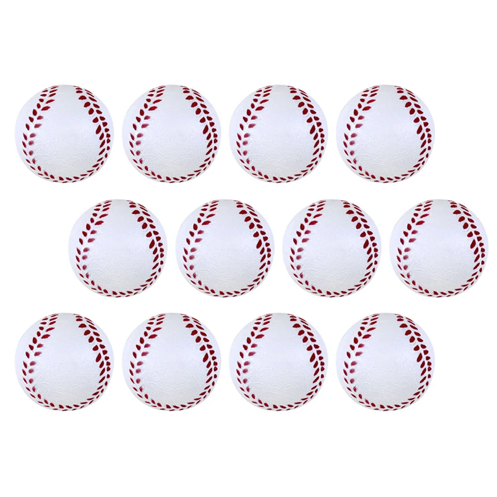 

25 Pcs Baseball Decompression Balls Toys Kids Sports PU Party Favors Lightweight Bright Color Fun Toy Gift Choice
